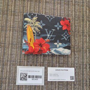 Louis Vuitton Slender Wallet Monogram Surfin